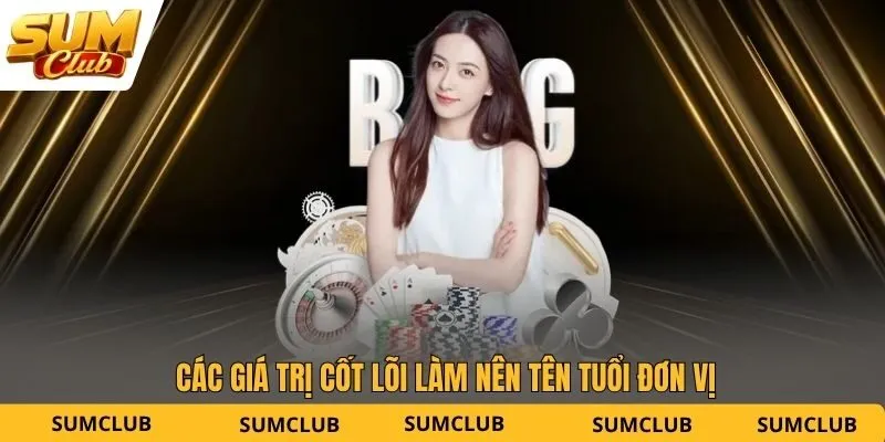 Các giá trị cốt lõi làm nên tên tuổi đơn vị