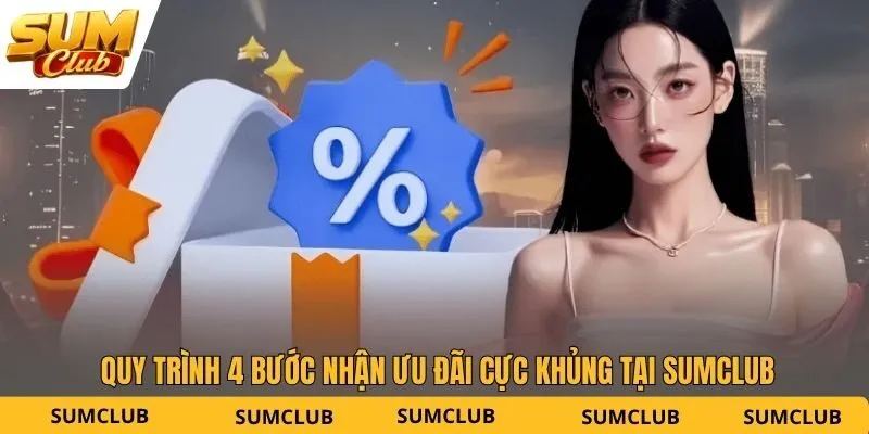 Quy trình 4 bước nhận ưu đãi cực khủng tại SUMCLUB
